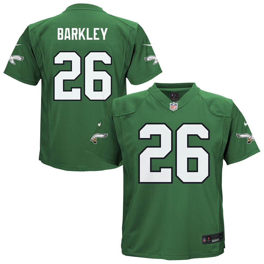 Saquon Barkley Philadelphia Eagles Nike Toddler Alternate Game Jersey - Kelly Green thumbnail 1