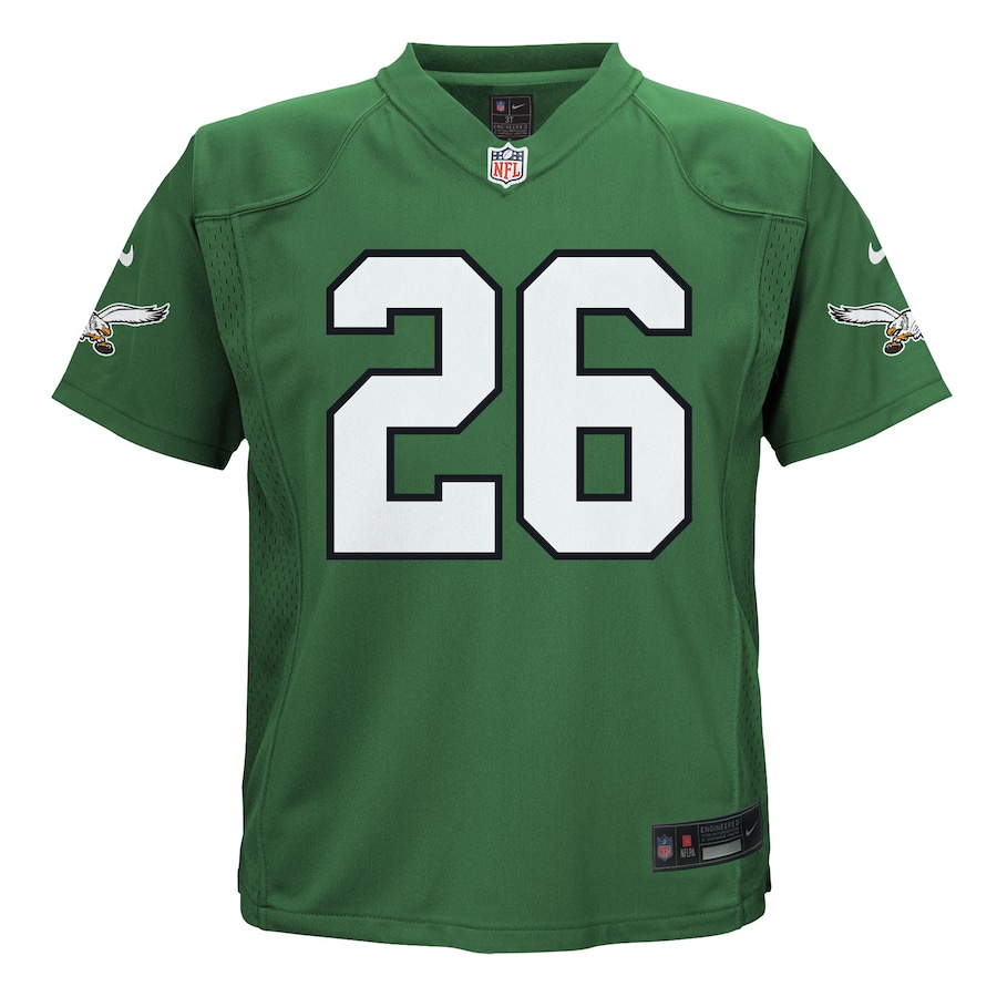 Saquon Barkley Philadelphia Eagles Nike Toddler Alternate Game Jersey - Kelly Green thumbnail 3