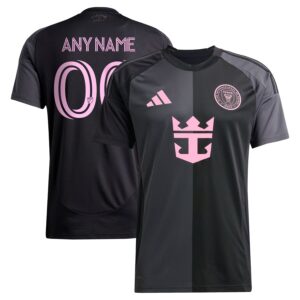 Inter Miami CF adidas 2025 The Fortitude Kit Replica Custom Jersey - Black