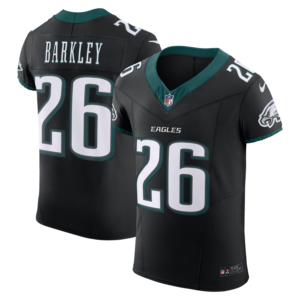 Saquon Barkley Philadelphia Eagles Nike Alternate Vapor F.U.S.E. Elite Jersey - Black