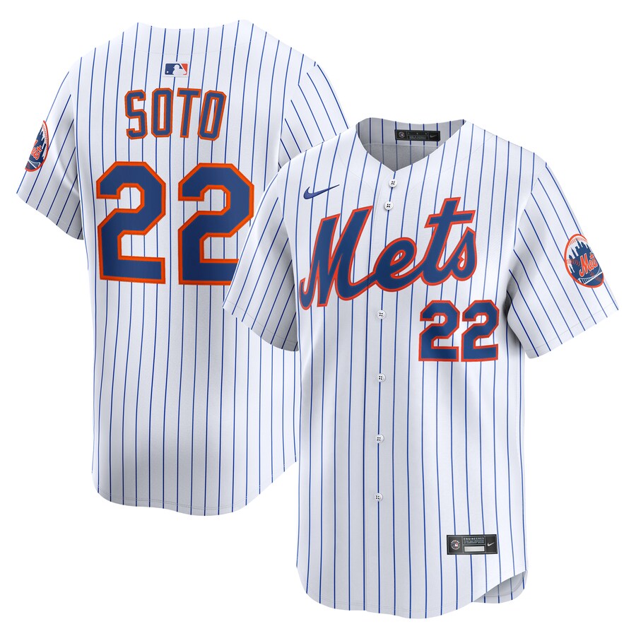 Juan Soto New York Mets Nike Home Limited Player Jersey - White thumbnail 1