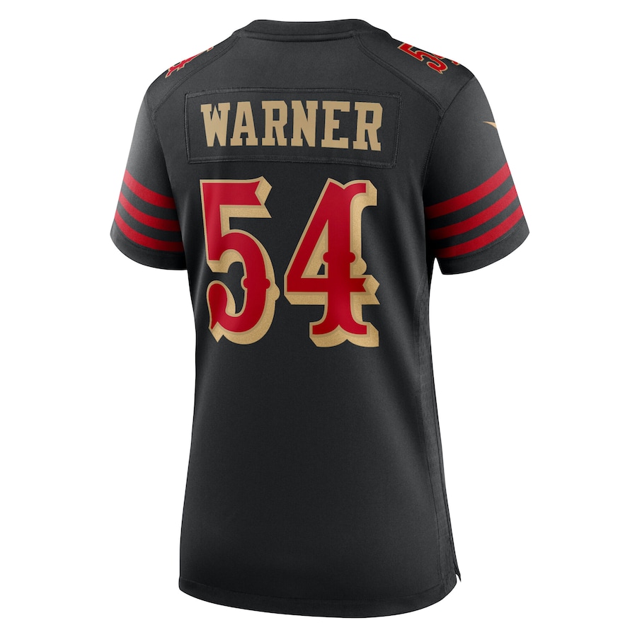 Fred Warner San Francisco 49ers Nike Women's 2025 Rivalries Collection Game Jersey - Black thumbnail 4