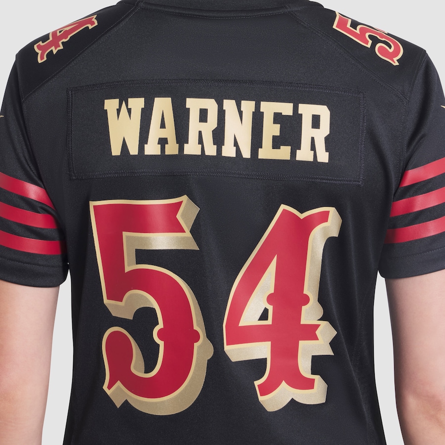 Fred Warner San Francisco 49ers Nike Women's 2025 Rivalries Collection Game Jersey - Black thumbnail 7