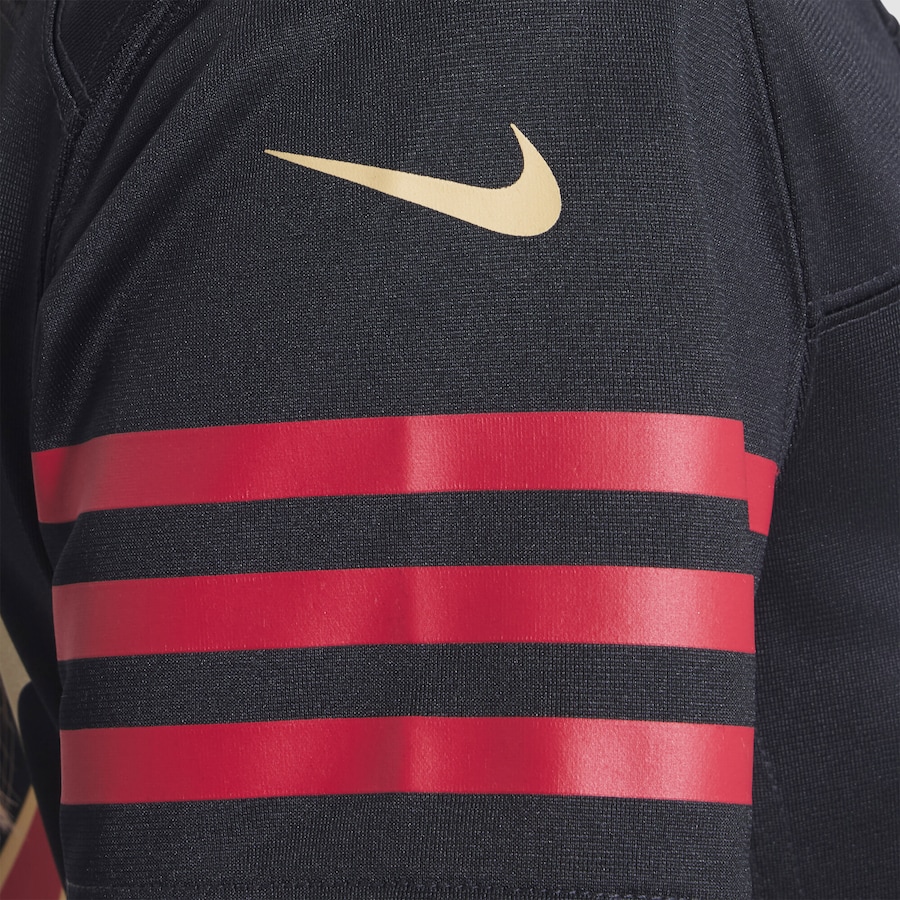 Fred Warner San Francisco 49ers Nike Women's 2025 Rivalries Collection Game Jersey - Black thumbnail 9