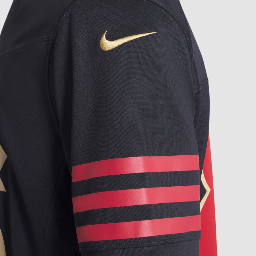 George Kittle San Francisco 49ers Nike 2025 Rivalries Collection Stitched Limited Jersey - Black thumbnail 9