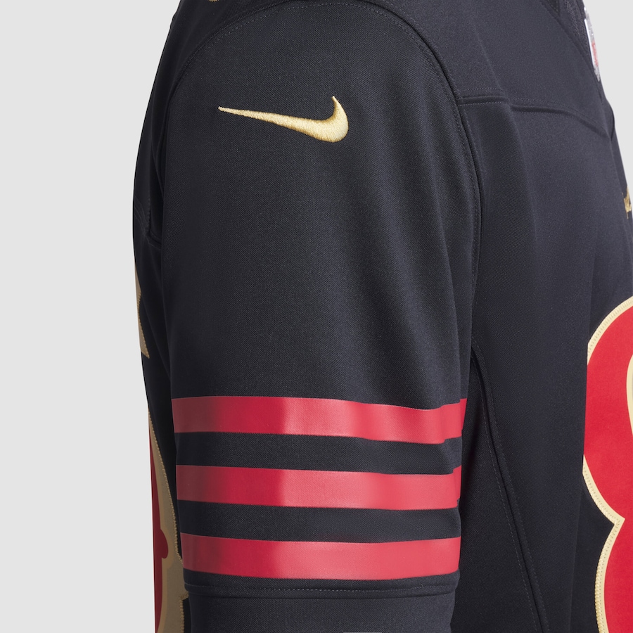 George Kittle San Francisco 49ers Nike 2025 Rivalries Collection Stitched Limited Jersey - Black thumbnail 10
