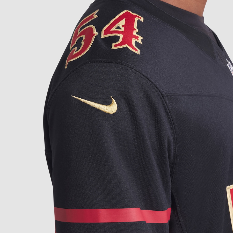 Fred Warner San Francisco 49ers Nike 2025 Rivalries Collection Stitched Limited Jersey - Black thumbnail 10