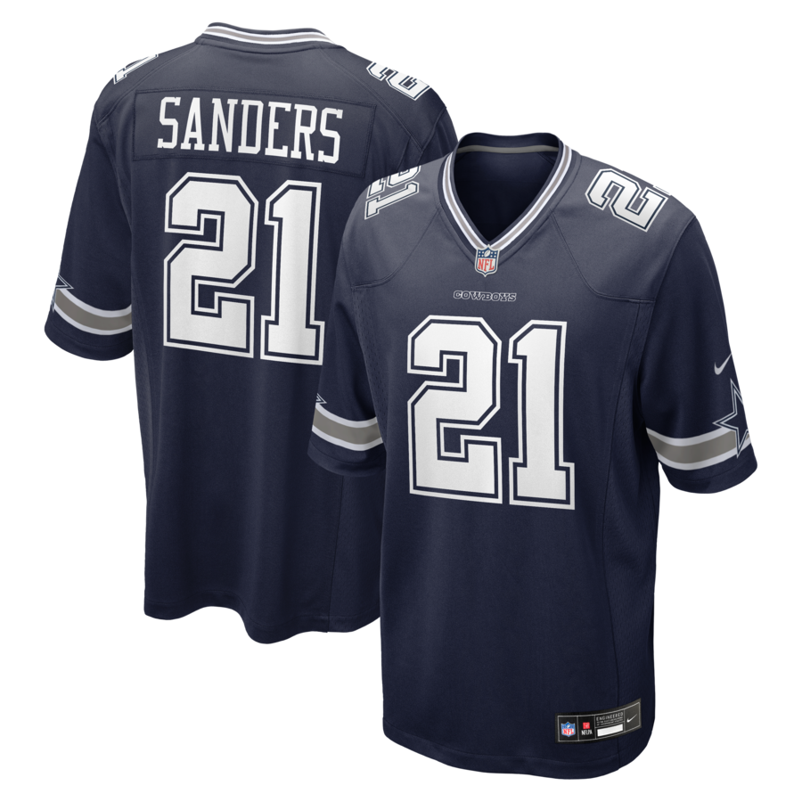 Deion Sanders Dallas Cowboys Nike Team Retired Player Game Jersey - Navy