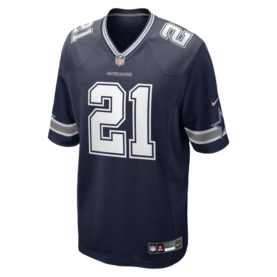 Deion Sanders Dallas Cowboys Nike Team Retired Player Game Jersey -  Navy thumbnail 3