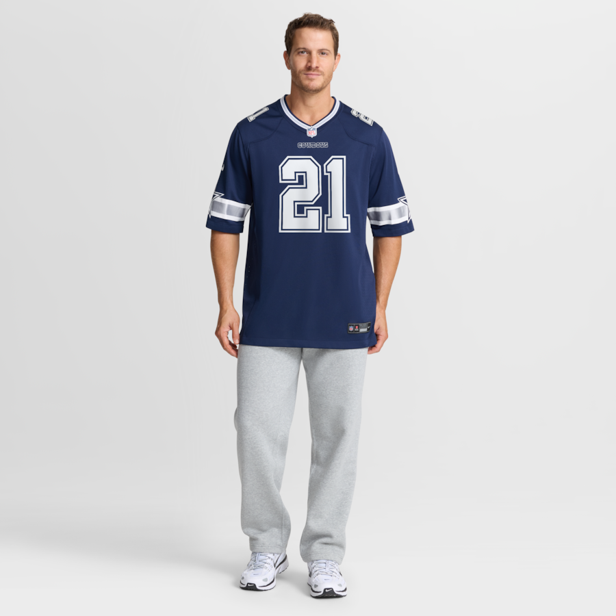 Deion Sanders Dallas Cowboys Nike Team Retired Player Game Jersey -  Navy thumbnail 8