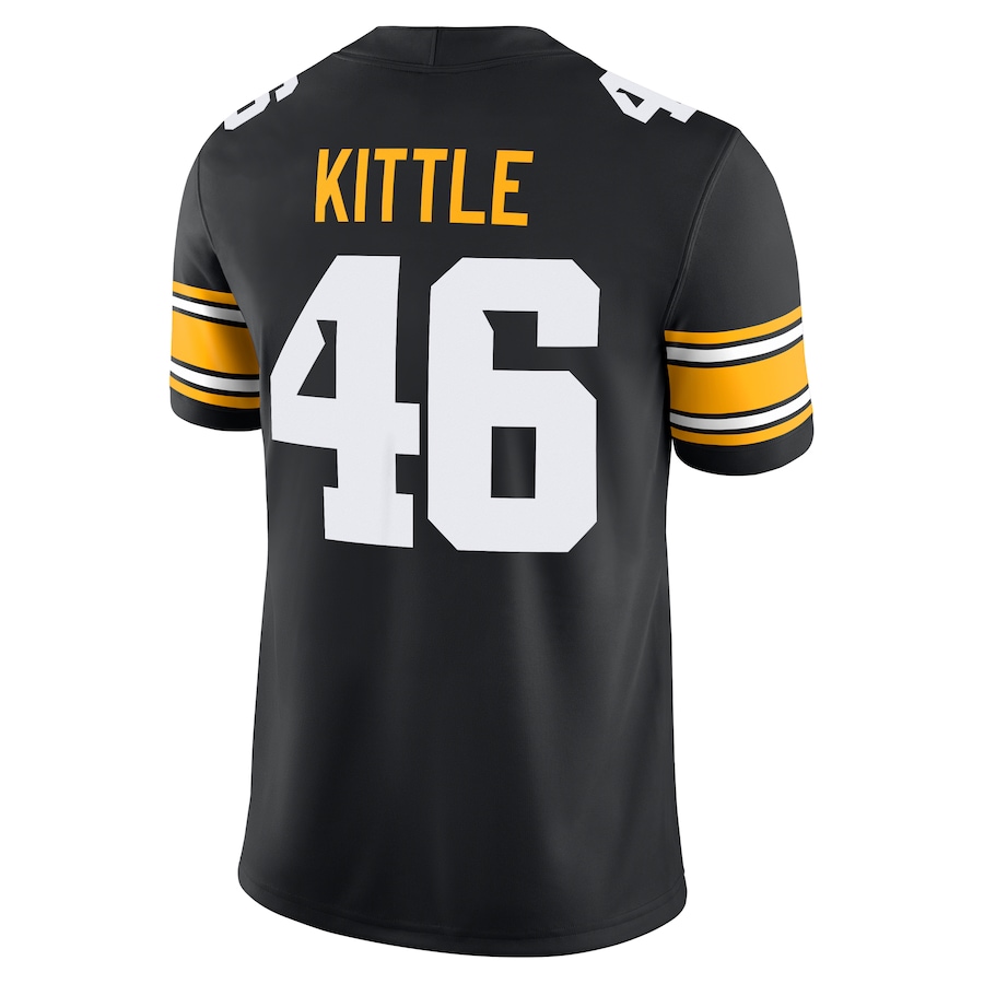 George Kittle #46 Iowa Hawkeyes Nike Alumni Player Game Jersey - Black thumbnail 4
