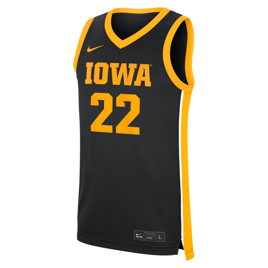 Caitlin Clark Iowa Hawkeyes Nike Home Replica Basketball Jersey - Black thumbnail 3