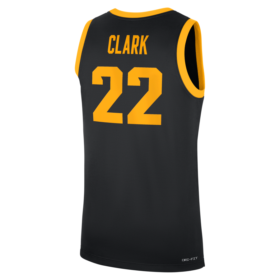 Caitlin Clark Iowa Hawkeyes Nike Home Replica Basketball Jersey - Black thumbnail 4