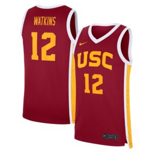 JuJu Watkins USC Trojans Nike Road Replica Basketball Jersey - Cardinal