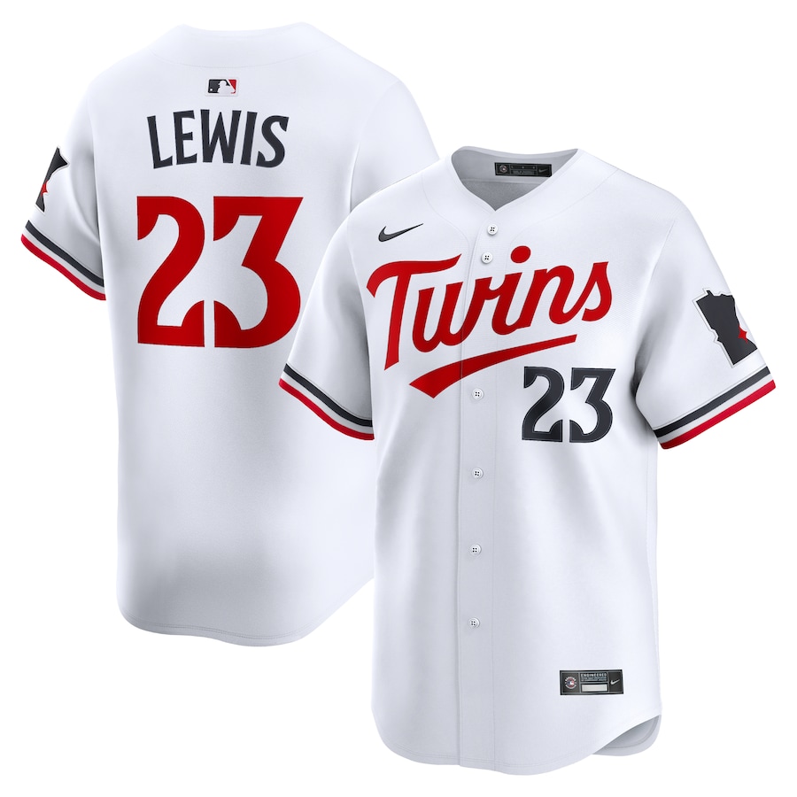 Royce Lewis Minnesota Twins Nike Home Limited Player Jersey - White thumbnail 2