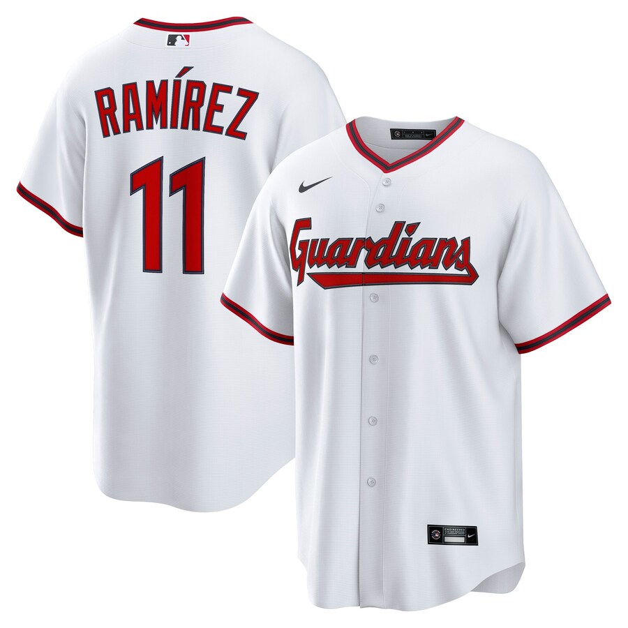 José Ramírez Cleveland Guardians Nike Home Replica Jersey - White