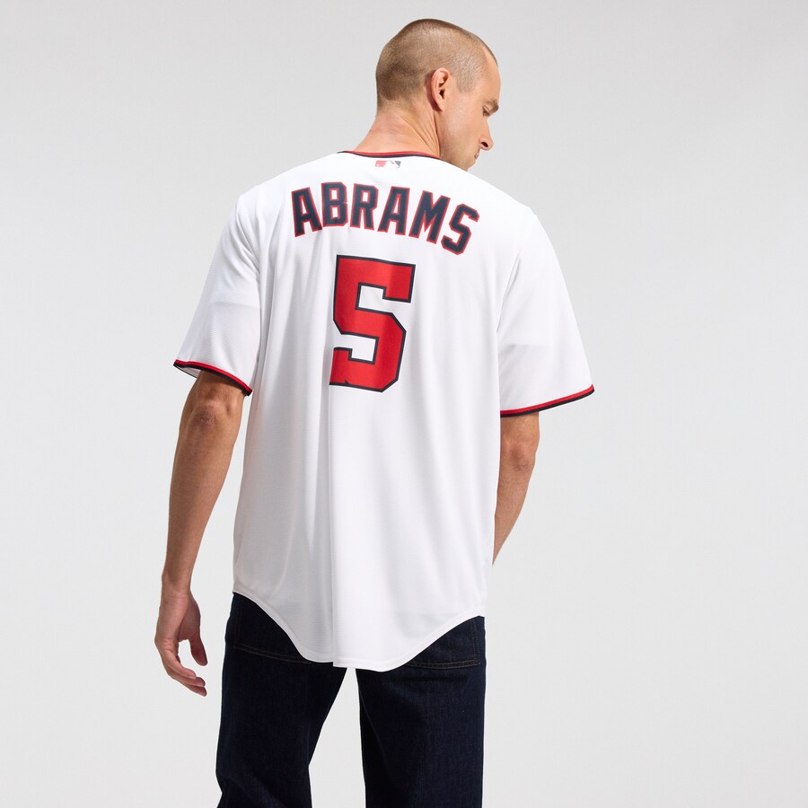 CJ Abrams Washington Nationals Nike Home Replica Jersey - White thumbnail 4