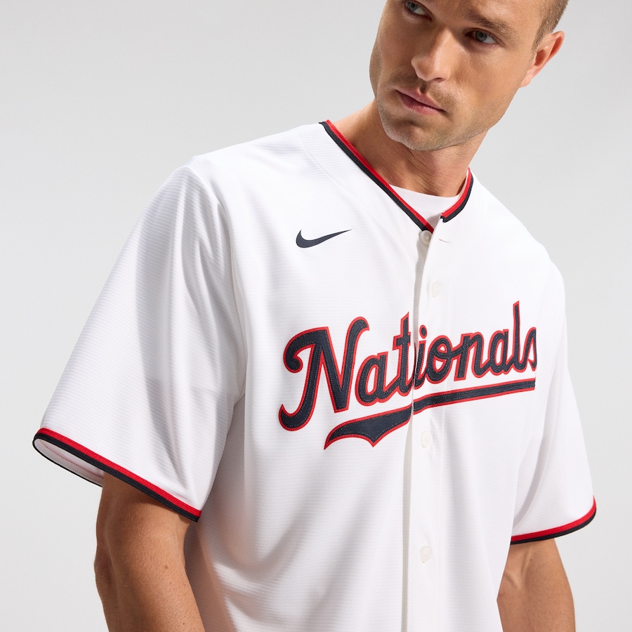 CJ Abrams Washington Nationals Nike Home Replica Jersey - White thumbnail 10