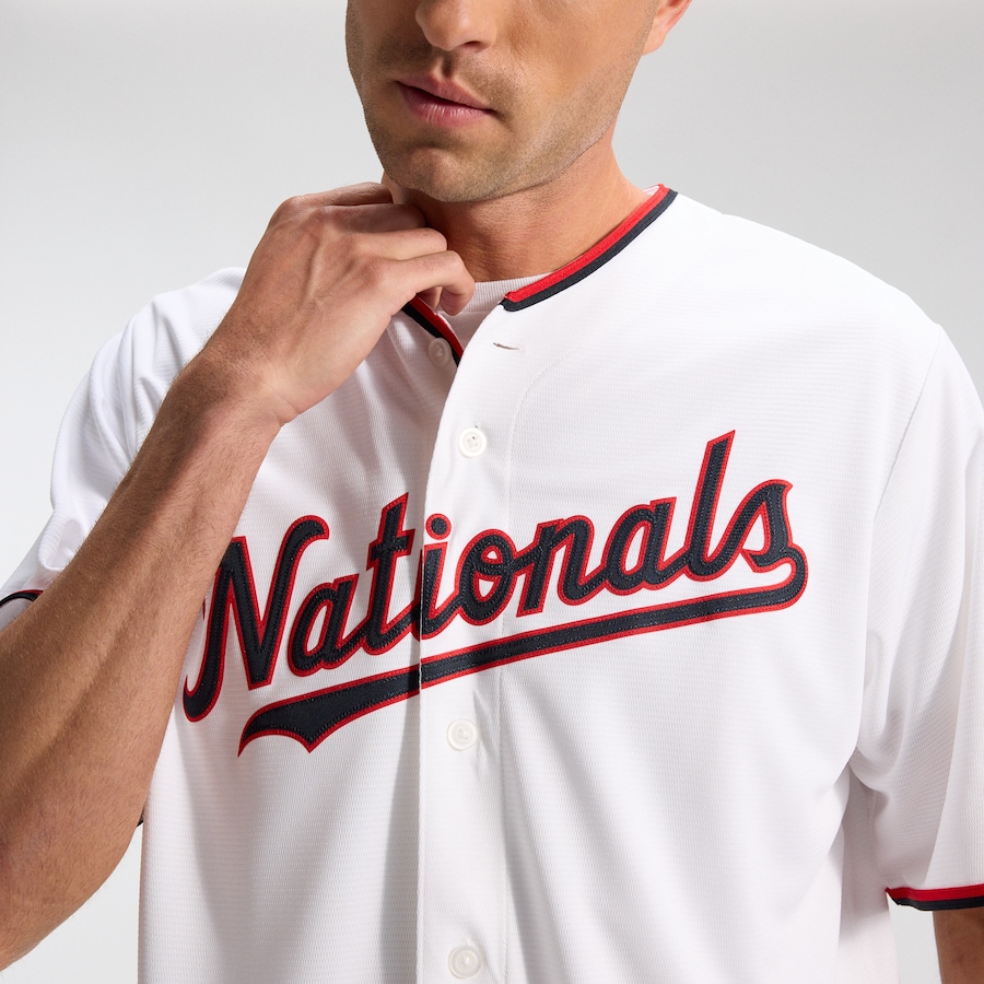 CJ Abrams Washington Nationals Nike Home Replica Jersey - White thumbnail 11