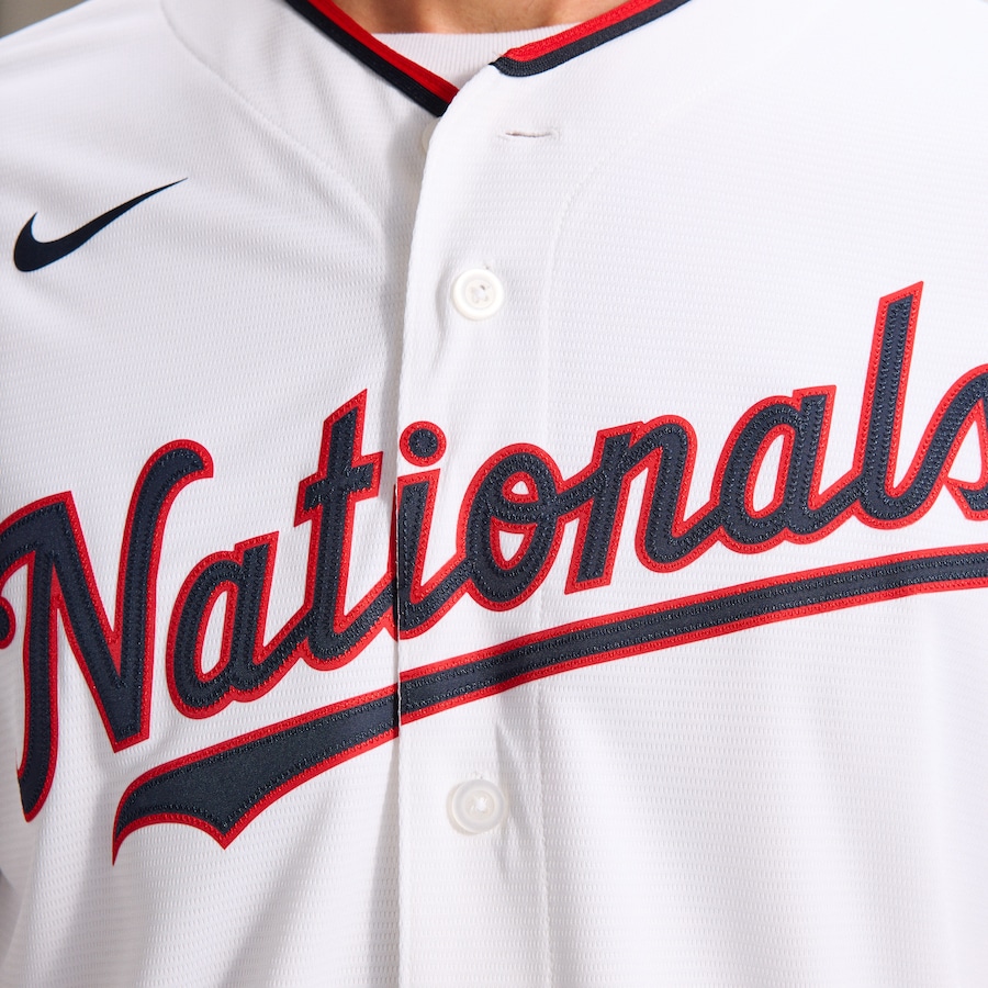 CJ Abrams Washington Nationals Nike Home Replica Jersey - White thumbnail 12