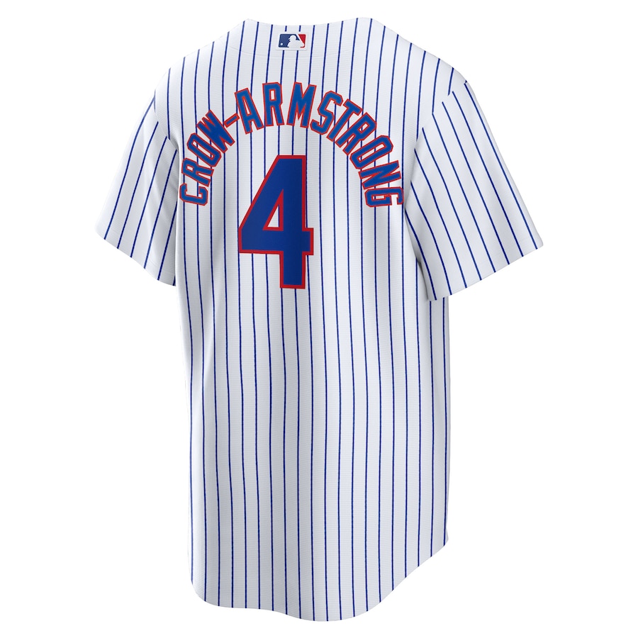 Pete Crow-Armstrong Chicago Cubs Nike Home Replica Jersey - White thumbnail 4