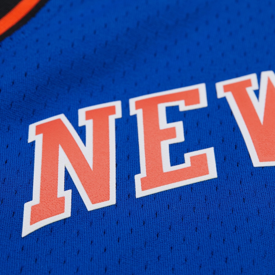 Carmelo Anthony New York Knicks Mitchell & Ness 2010/11 Swingman Jersey - Blue thumbnail 5