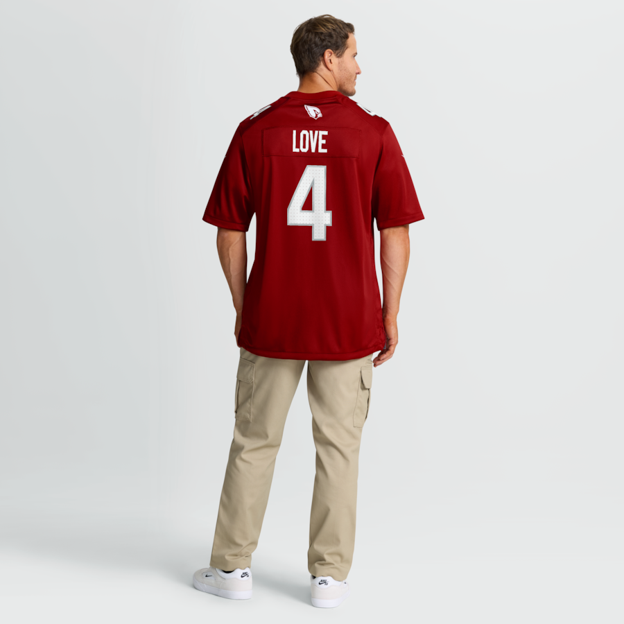 Jeremiyah Love Arizona Cardinals Nike 2026 NFL Draft First Round Pick No. 3 Team Game Jersey - Cardinal thumbnail 4