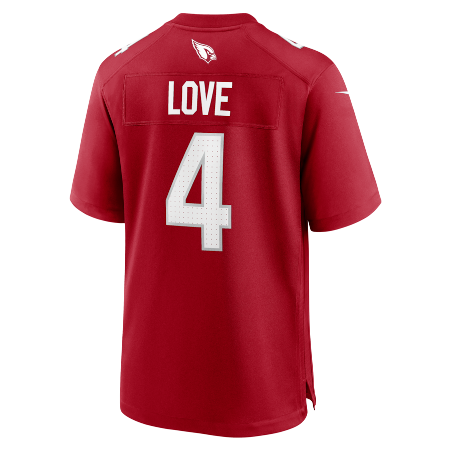 Jeremiyah Love Arizona Cardinals Nike 2026 NFL Draft First Round Pick No. 3 Team Game Jersey - Cardinal thumbnail 6
