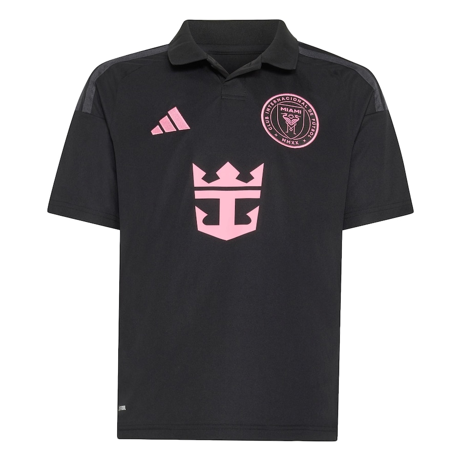 Lionel Messi Inter Miami CF adidas Youth 2026 Presagio Replica Jersey - Black thumbnail 3