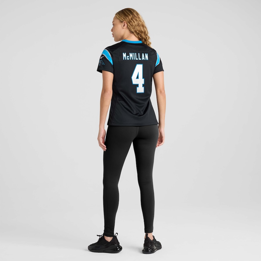 Tetairoa McMillan Carolina Panthers Nike Women's Team Game Jersey -  Black thumbnail 6