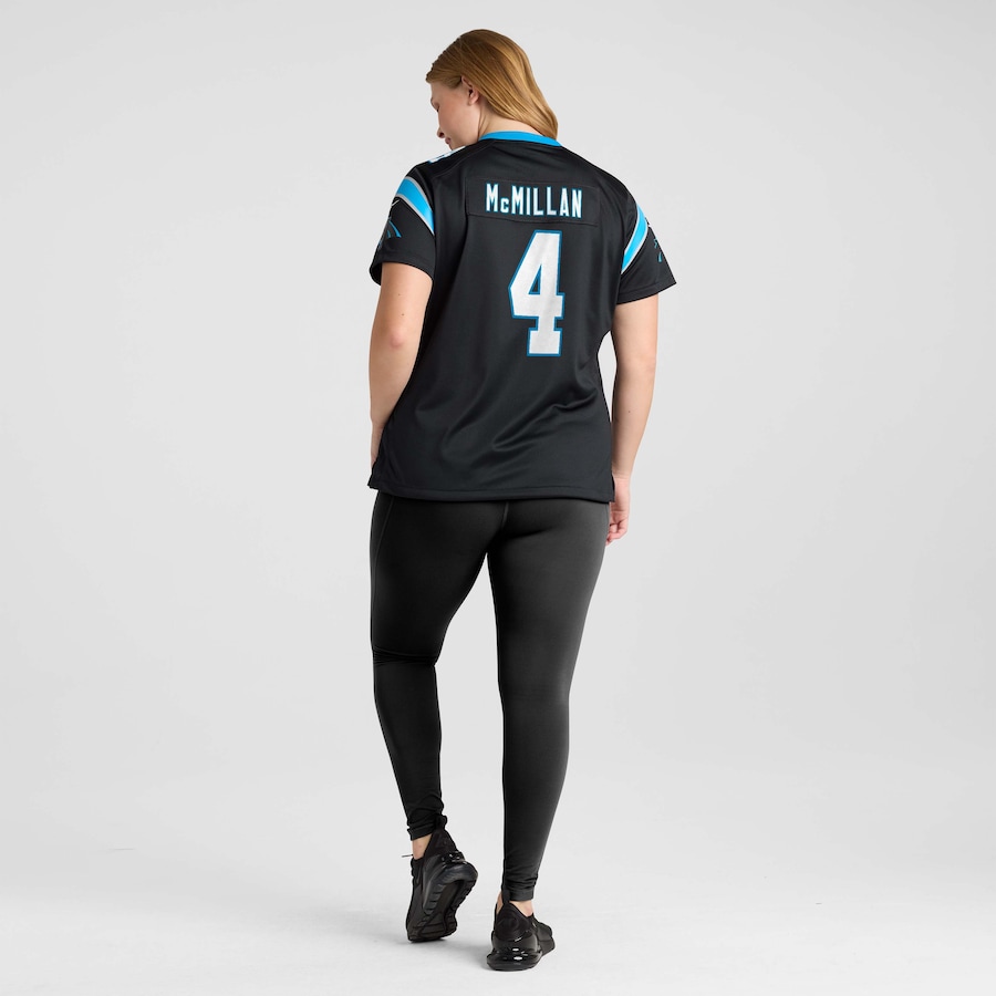 Tetairoa McMillan Carolina Panthers Nike Women's Team Game Jersey -  Black thumbnail 8