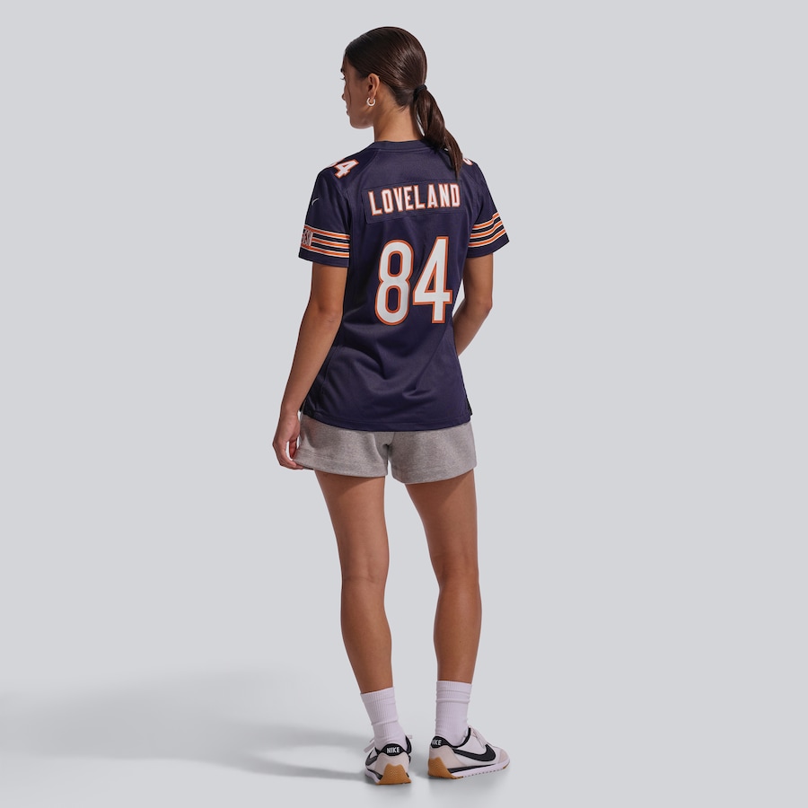 Colston Loveland Chicago Bears Nike Women's Team Game Jersey -  Navy thumbnail 6