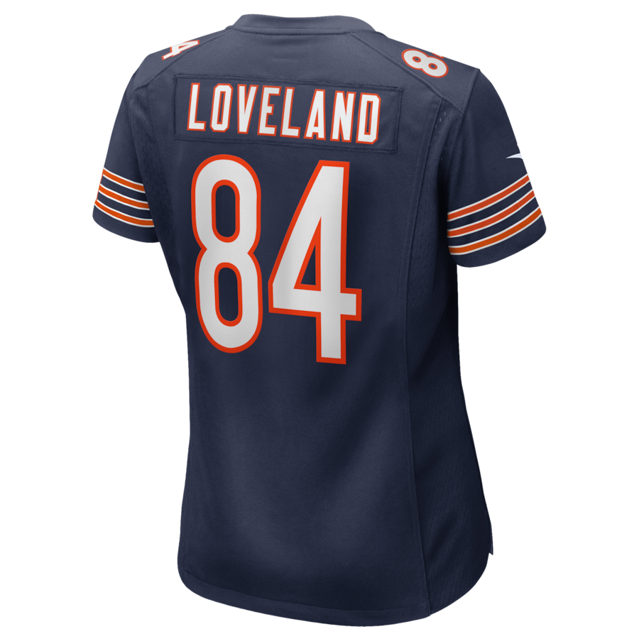 Colston Loveland Chicago Bears Nike Women's Team Game Jersey -  Navy thumbnail 8