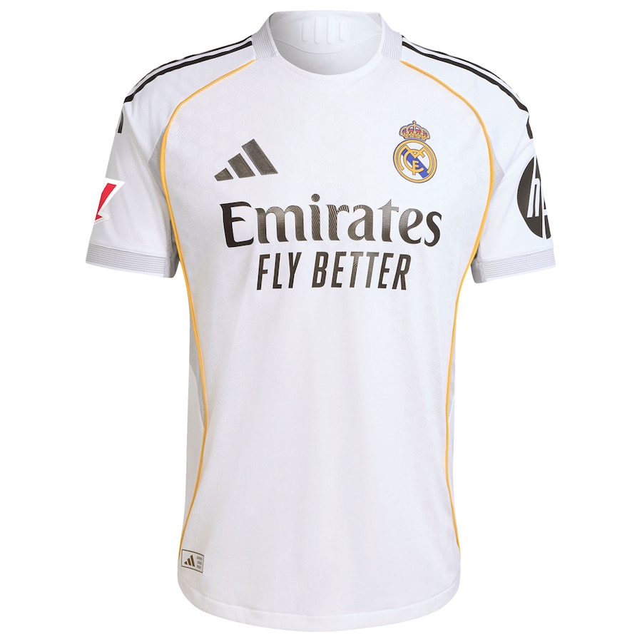 Jude Bellingham Real Madrid adidas 2025/26 Home Authentic Jersey - White thumbnail 3