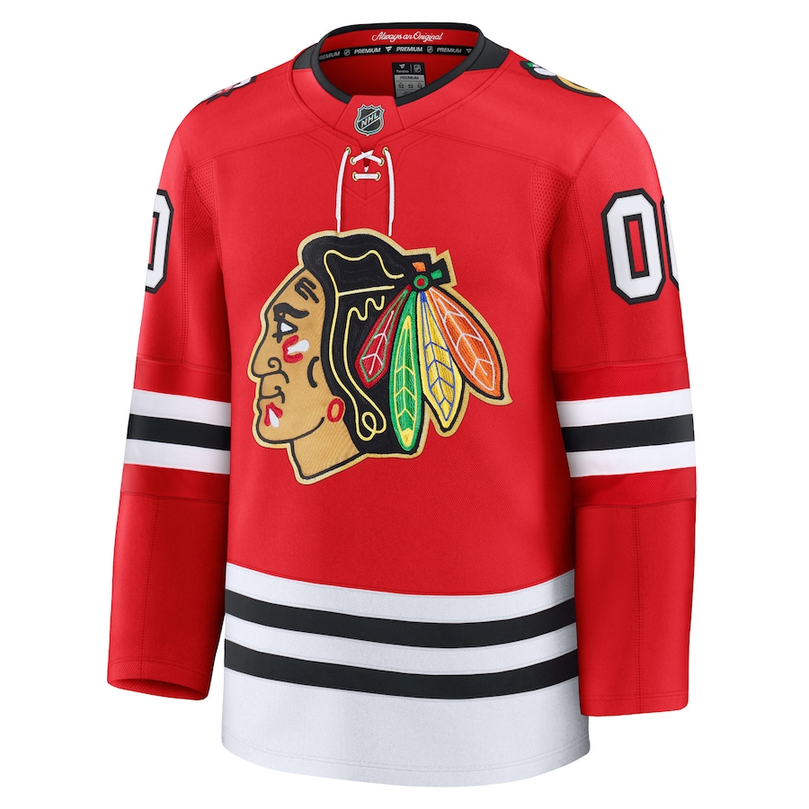 Chicago Blackhawks Fanatics Centennial Premium Custom Jersey - Red thumbnail 3