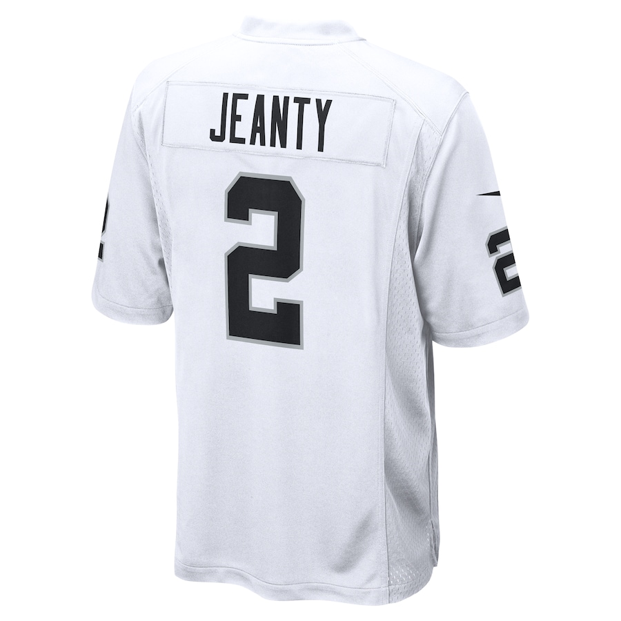 Ashton Jeanty Las Vegas Raiders Nike Game Jersey -  White thumbnail 4