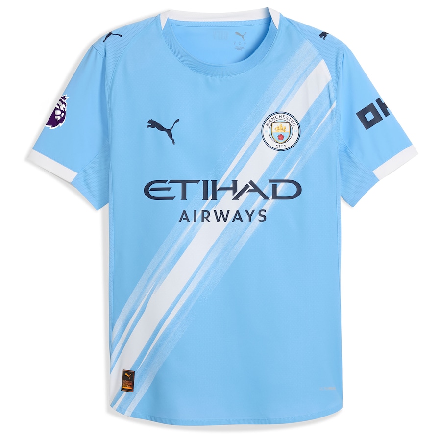 Manchester City Puma 2025/26 Home Authentic Jersey - Sky Blue thumbnail 3