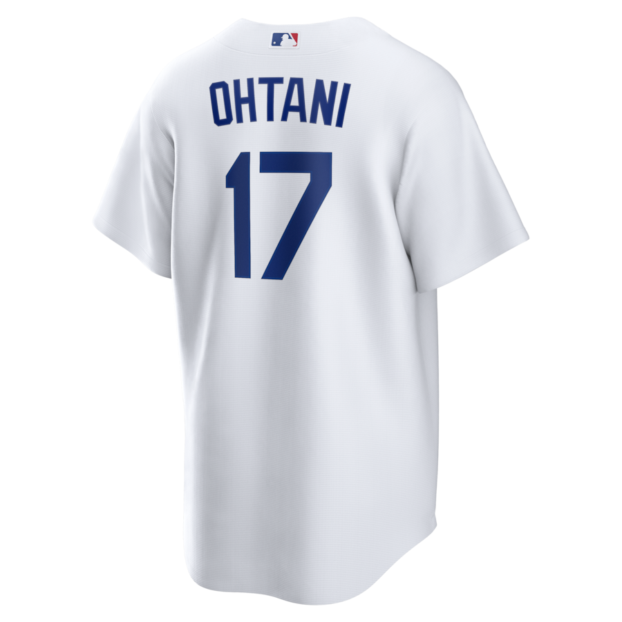 Shohei Ohtani Los Angeles Dodgers Nike Home Replica Jersey - White thumbnail 4