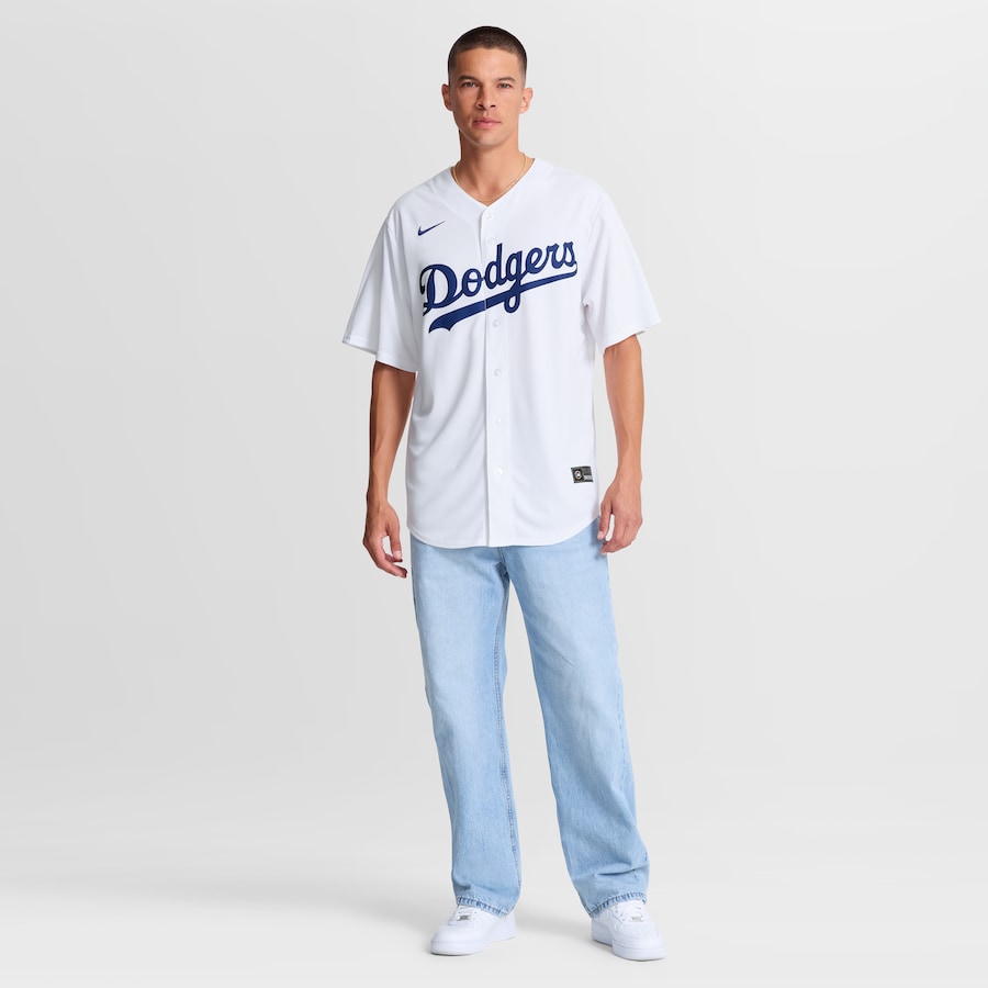 Shohei Ohtani Los Angeles Dodgers Nike Home Replica Jersey - White thumbnail 5