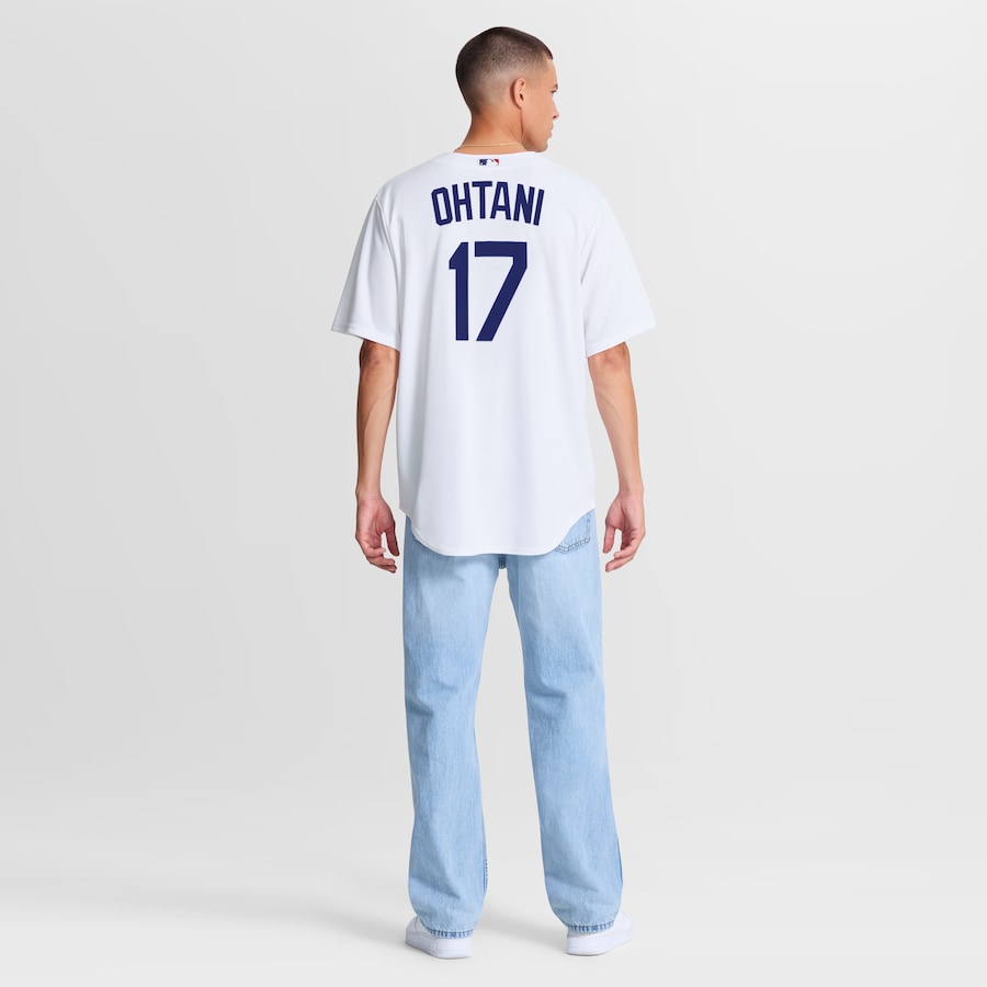 Shohei Ohtani Los Angeles Dodgers Nike Home Replica Jersey - White thumbnail 6