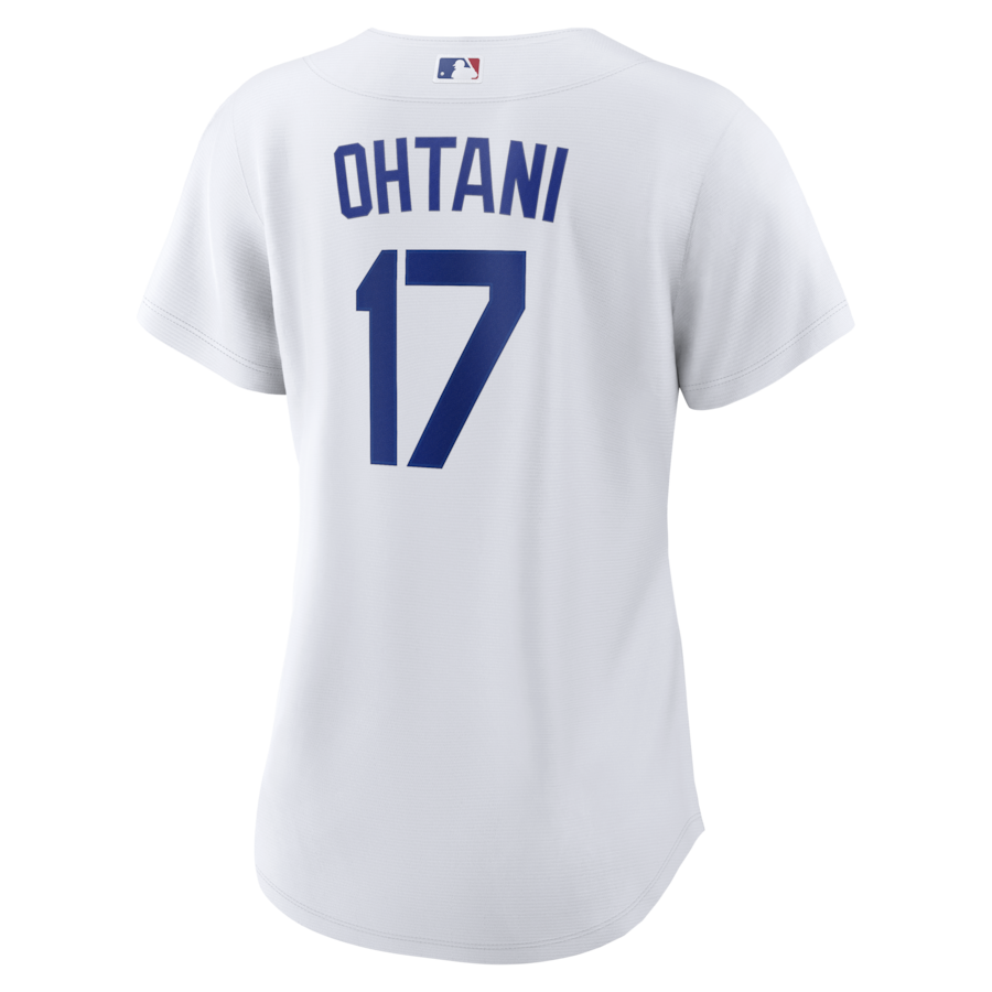 Shohei Ohtani Los Angeles Dodgers Nike Women's Home Replica Jersey - White thumbnail 4