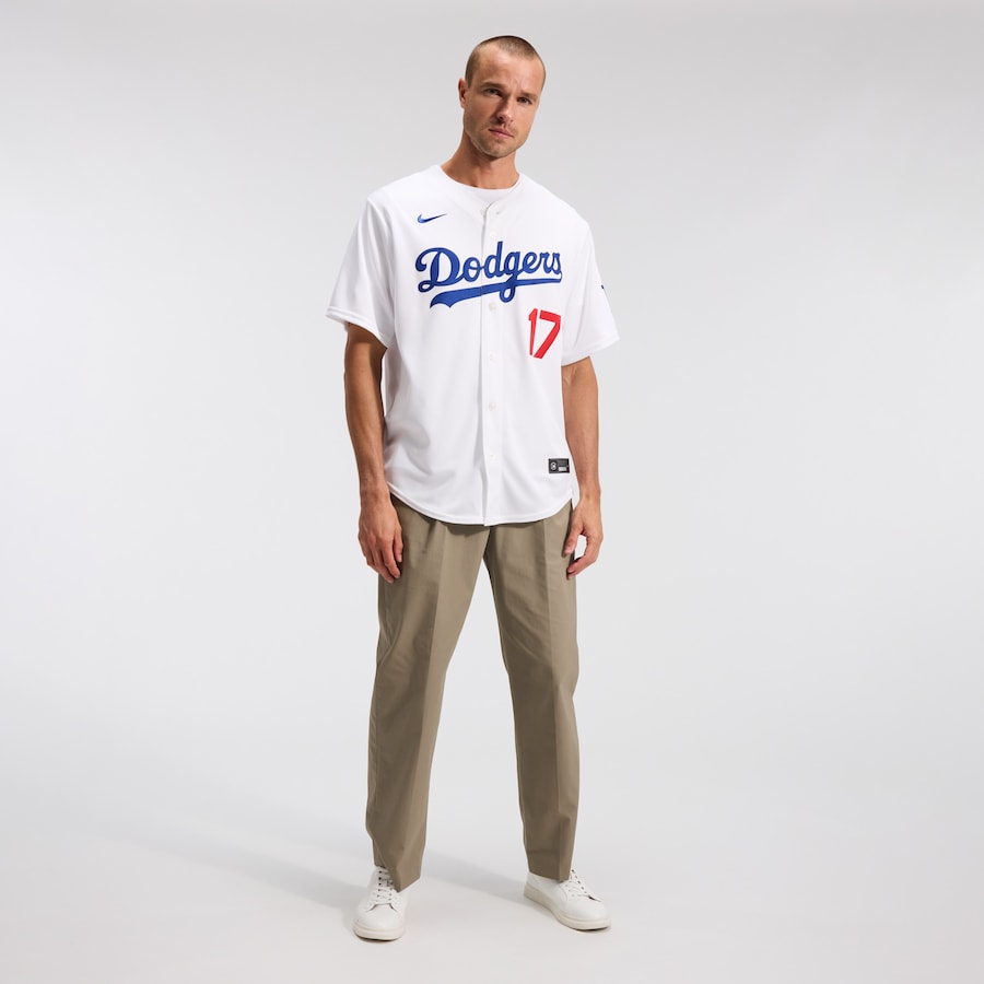 Shohei Ohtani Los Angeles Dodgers Nike Home Stadium Jersey - White thumbnail 5
