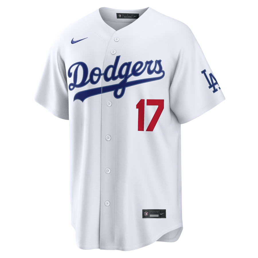 Shohei Ohtani Los Angeles Dodgers Nike Home Stadium Jersey - White thumbnail 7