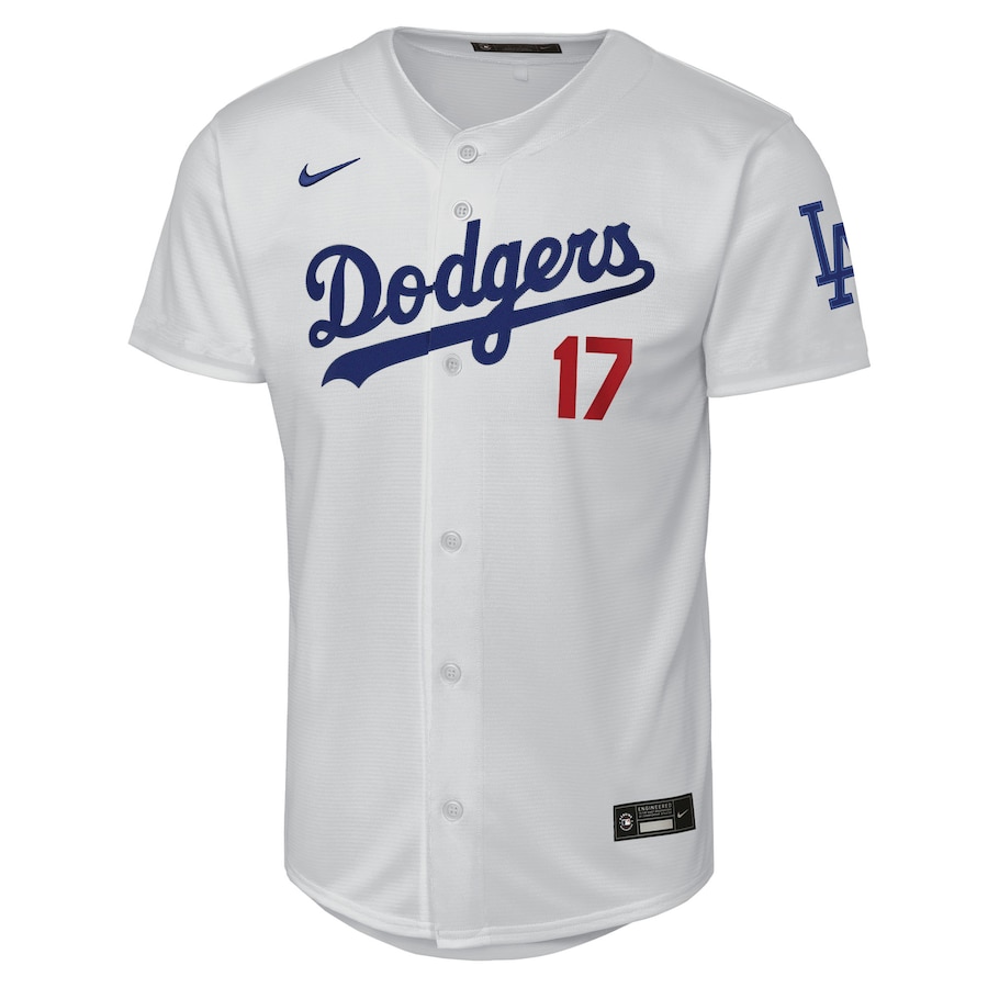 Shohei Ohtani Los Angeles Dodgers Nike Youth Home Stadium Jersey - White thumbnail 3