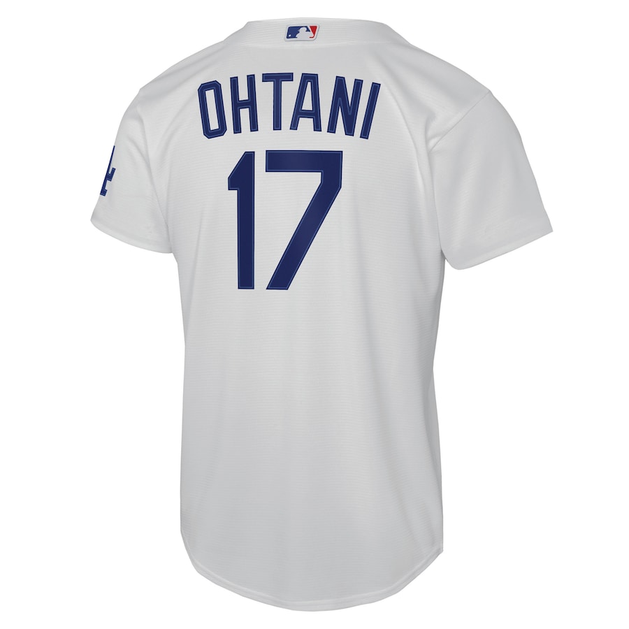 Shohei Ohtani Los Angeles Dodgers Nike Youth Home Stadium Jersey - White thumbnail 4