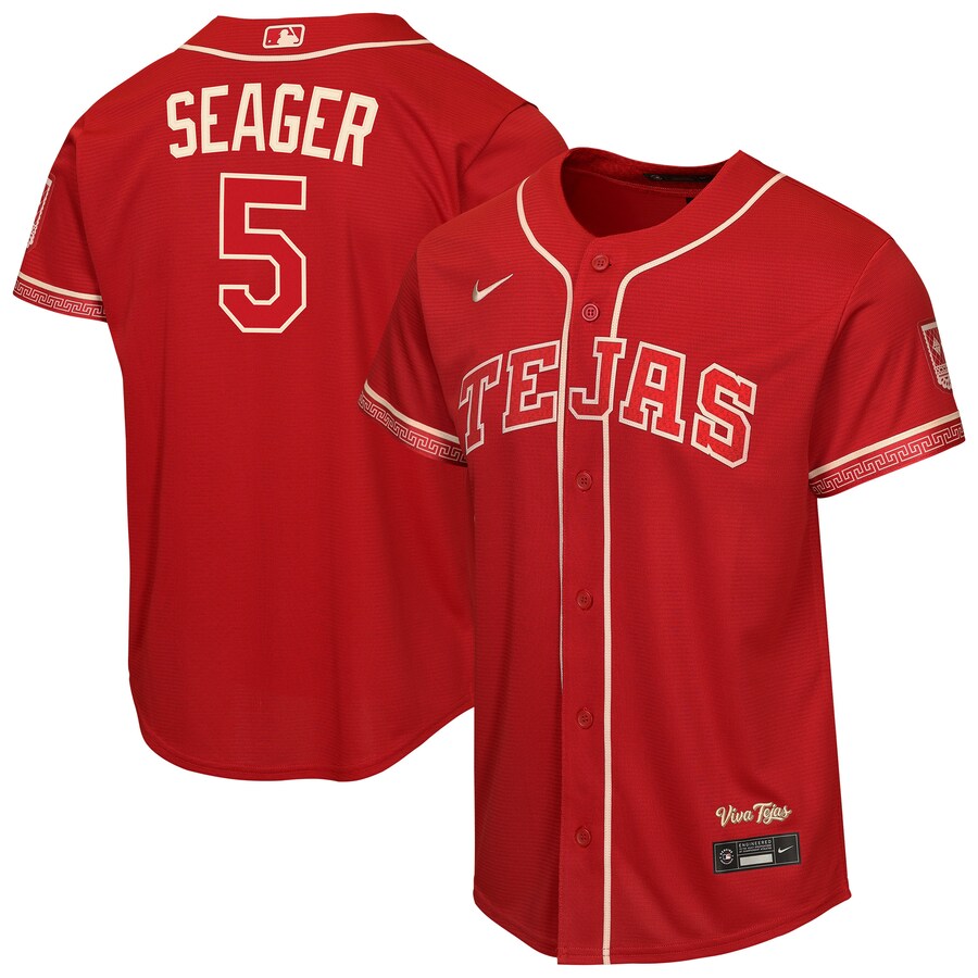 Corey Seager Texas Rangers Nike Youth 2026 City Connect Stadium Jersey - Red