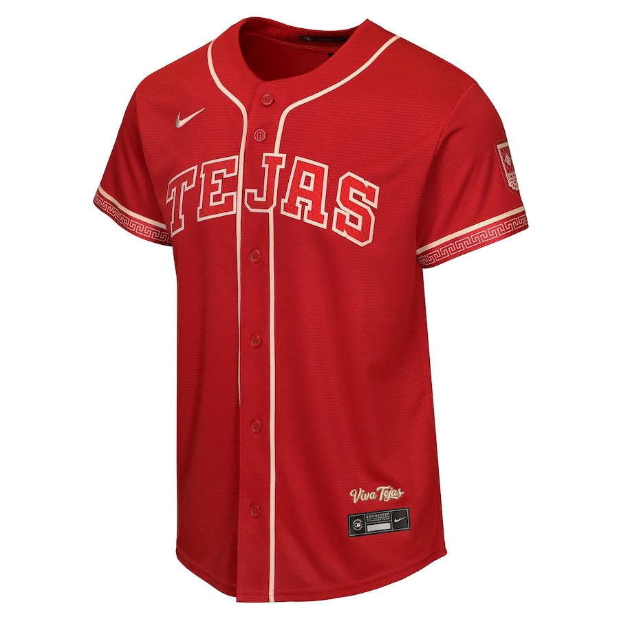 Corey Seager Texas Rangers Nike Youth 2026 City Connect Stadium Jersey - Red thumbnail 3