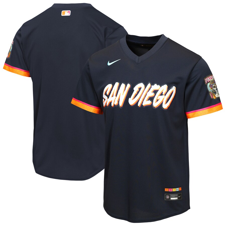 San Diego Padres Nike Youth 2026 City Connect Stadium Jersey - Obsidian