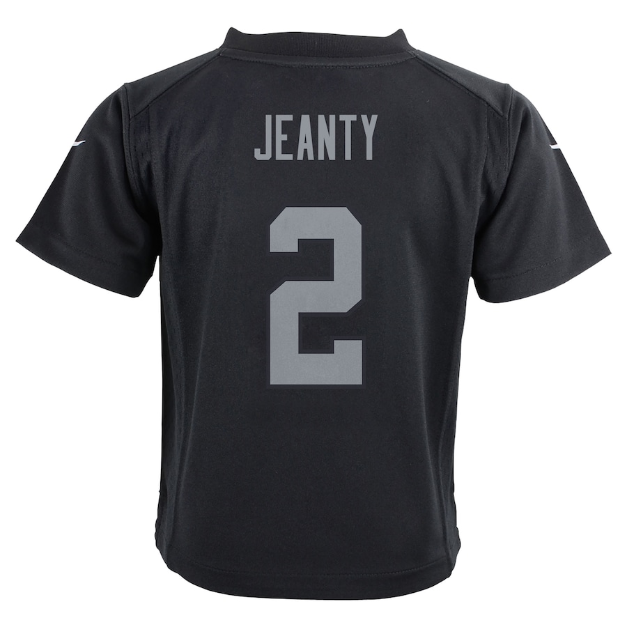 Ashton Jeanty Las Vegas Raiders Nike Toddler Team Game Jersey - Black thumbnail 4