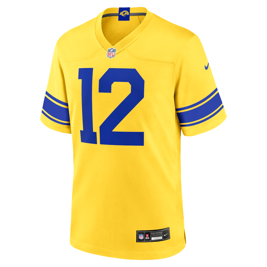 Puka Nacua Los Angeles Rams Nike Classic Sol Game Jersey thumbnail 3